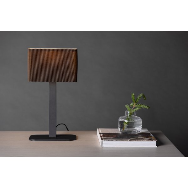 Idre bordlampe - Sort/Mocca