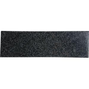 Marmor skjærebrett 52 x 16 cm - Grå/svart