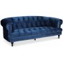 Chesterfield Winston 3-seters sofa - Bl flyel