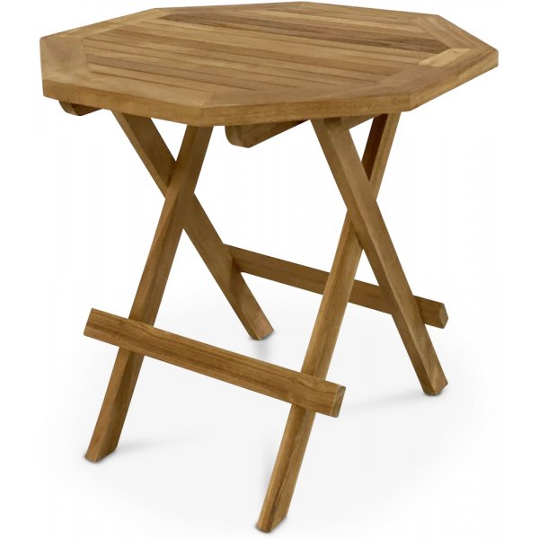Grunnebo spisebord oktagon 50 cm - Teak