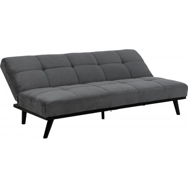 Enna 2,5-seters sovesofa - Gr/svart