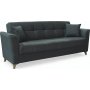 Lisboa 3-seters sovesofa - Mrkegr