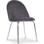 Plaza velvet stol - Gr / Krom + Mbelftter