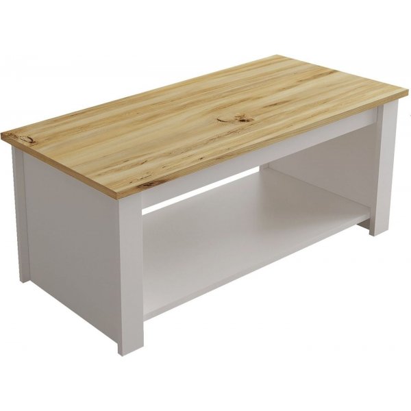 Luvio salongbord 14 - Eik/hvit