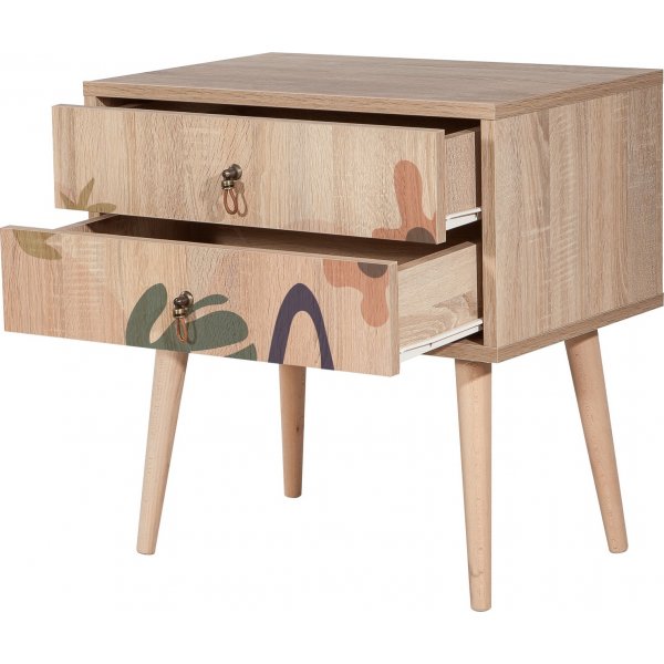 City Leaf nattbord - Beige City Leaf nattbord - Beige