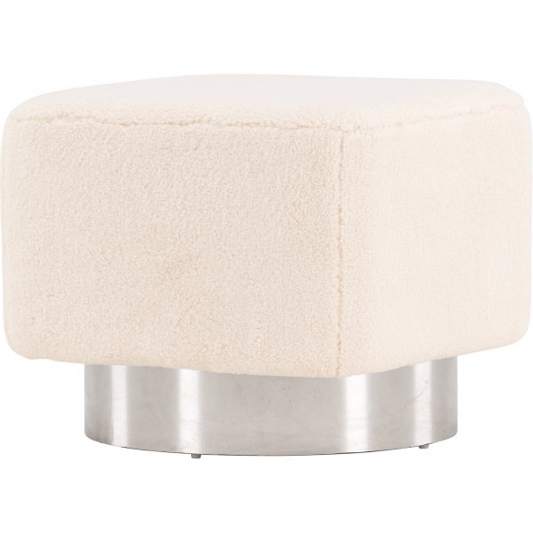 Newton puff - Offwhite/Sølv Newton puff - Offwhite/Sølv