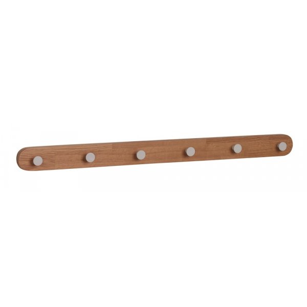 Metro kroklist 65 cm - 6 krokar - Eik