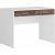Nepo Plus skrivebord med 2 skuffer 100 x 59 cm - Hvit/mrk eik