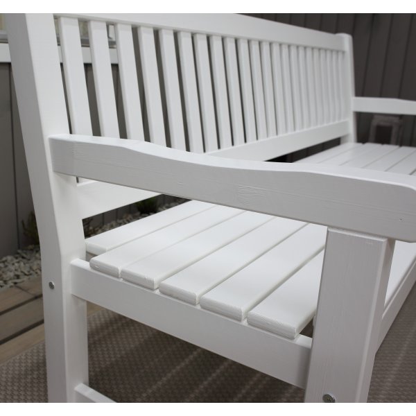 Brooklyn benk - Hvit