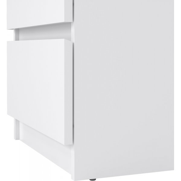 Smal kommode med 3 skuffer, 70 cm hy og 40,5 cm bred