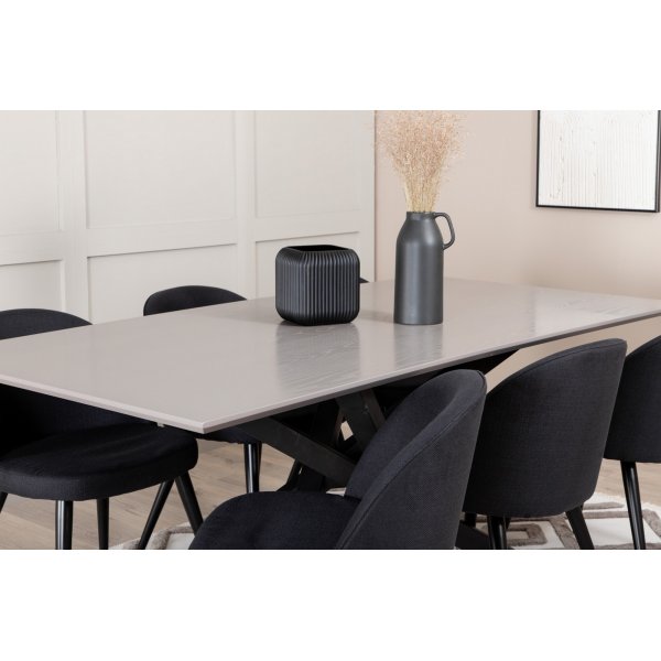 Höganäs spisebord, 180 cm - Grå Höganäs spisebord, 180 cm - Grå