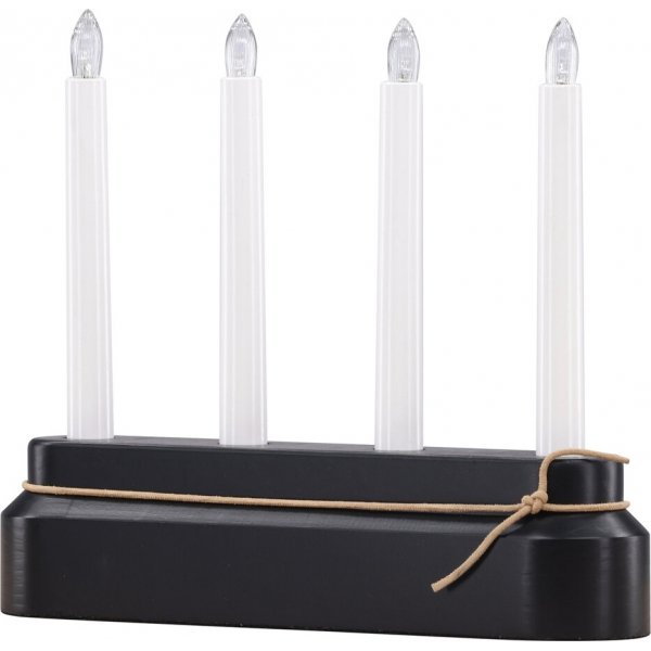 Näsfjället lysestake - Sort/Hvit Näsfjället lysestake - Sort/Hvit