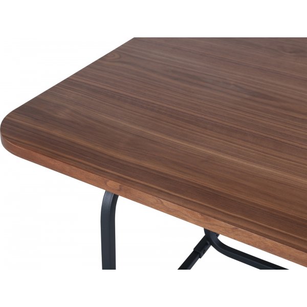 Kotte spisebord, 200 cm - Svart/valnøtt Kotte spisebord, 200 cm - Svart/valnøtt