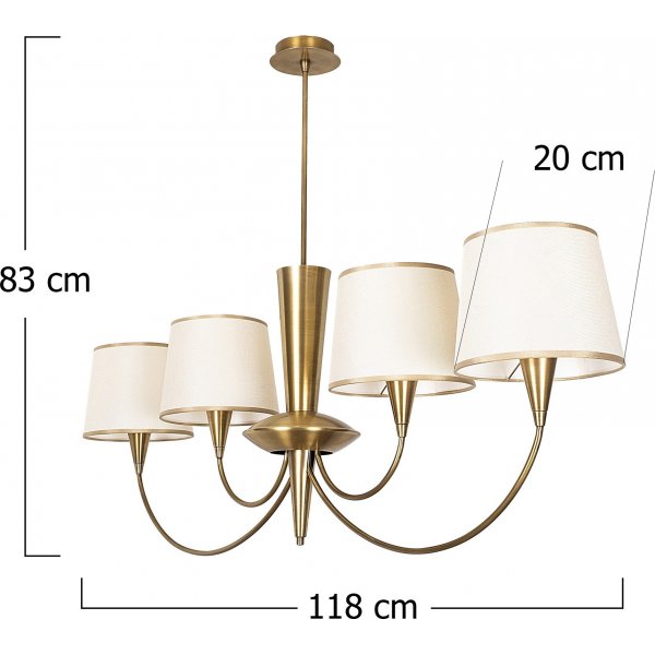 Pardo taklampe 3021 - Antikk Pardo taklampe 3021 - Antikk