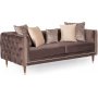 Olympus 2-seters sofa - Brun