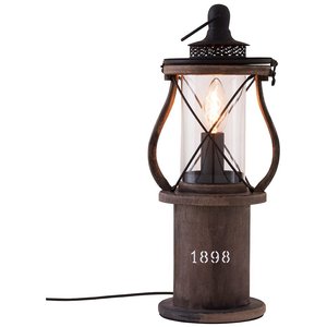 1898 bordlampe - Mørke tre