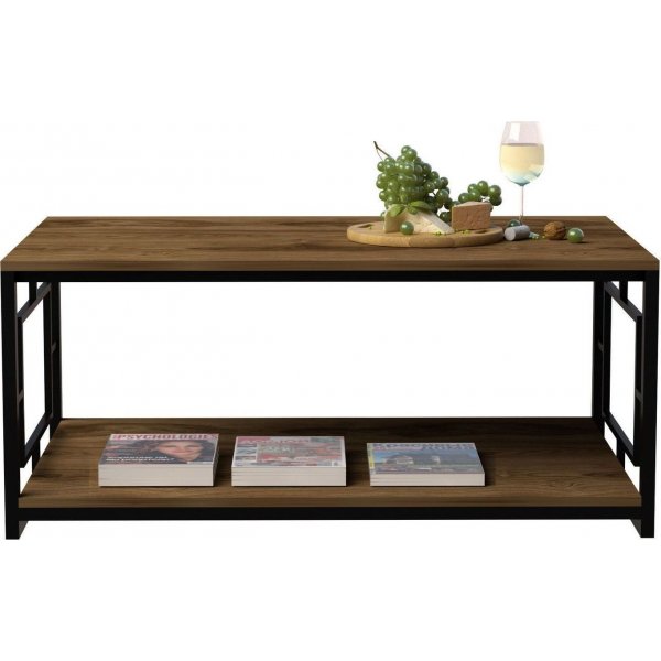 Kelvin salongbord - Valn�tt/svart