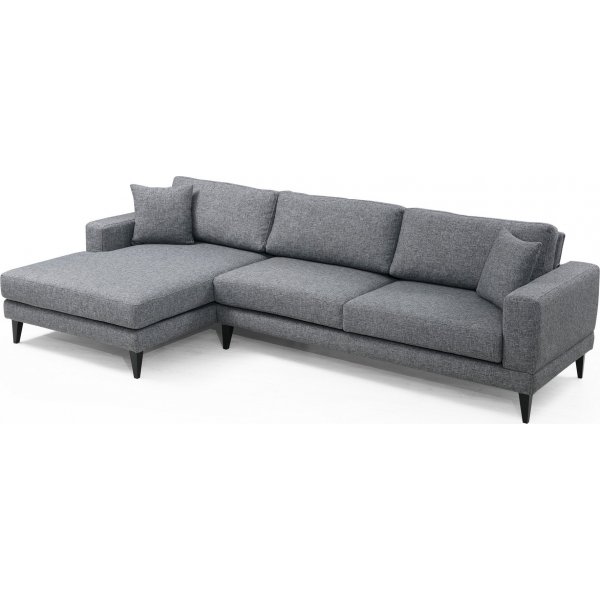 Nordic divansofa - M�rk gr�