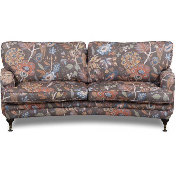 Howard Spirit buet 3-seters sofa i blomsterstoff - Eden Parrot Brown