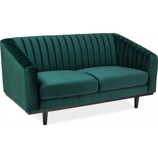 Alden 2-seters sofa - Turkis