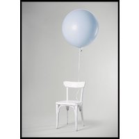 BLUE BALLOON - Plakat 50x70 cm BLUE BALLOON - Plakat 50x70 cm