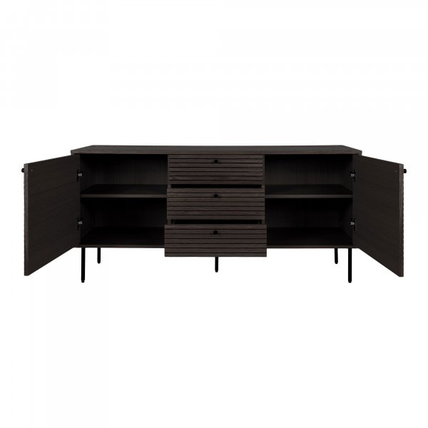 Kyoto skjenk - Rkt eik/sort