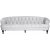 Oxford deluxe 3-seters sofa i beige flyel