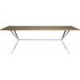 Revel spisebord, 200 cm (sildeben) - Hvit/trefinr