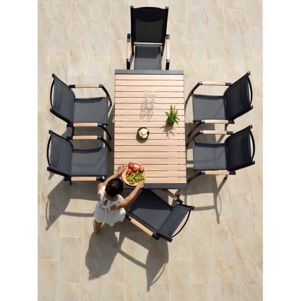 Panama spisegruppe 3 - Sort/teak