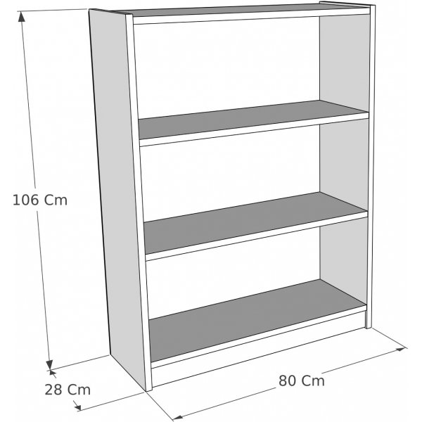 Feriebokhylle - Hvit Feriebokhylle - Hvit