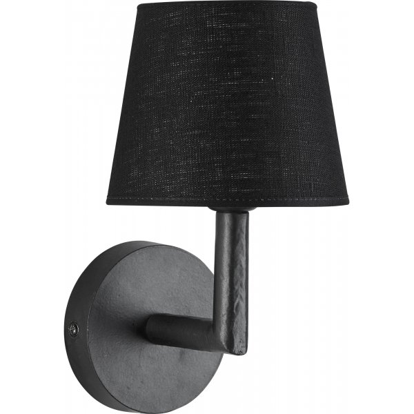 Columbus Mia Lin vegglampe - Rustikk sort - 30 cm Columbus Mia Lin vegglampe - Rustikk sort - 30 cm