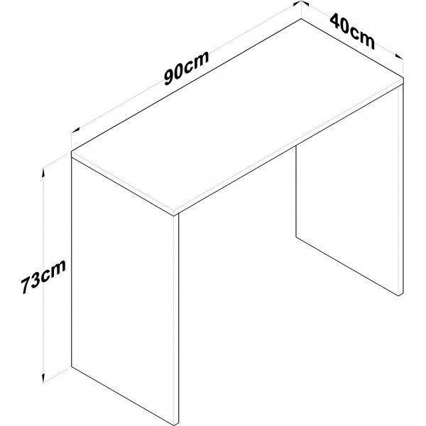 Hanna skrivebord i valntt