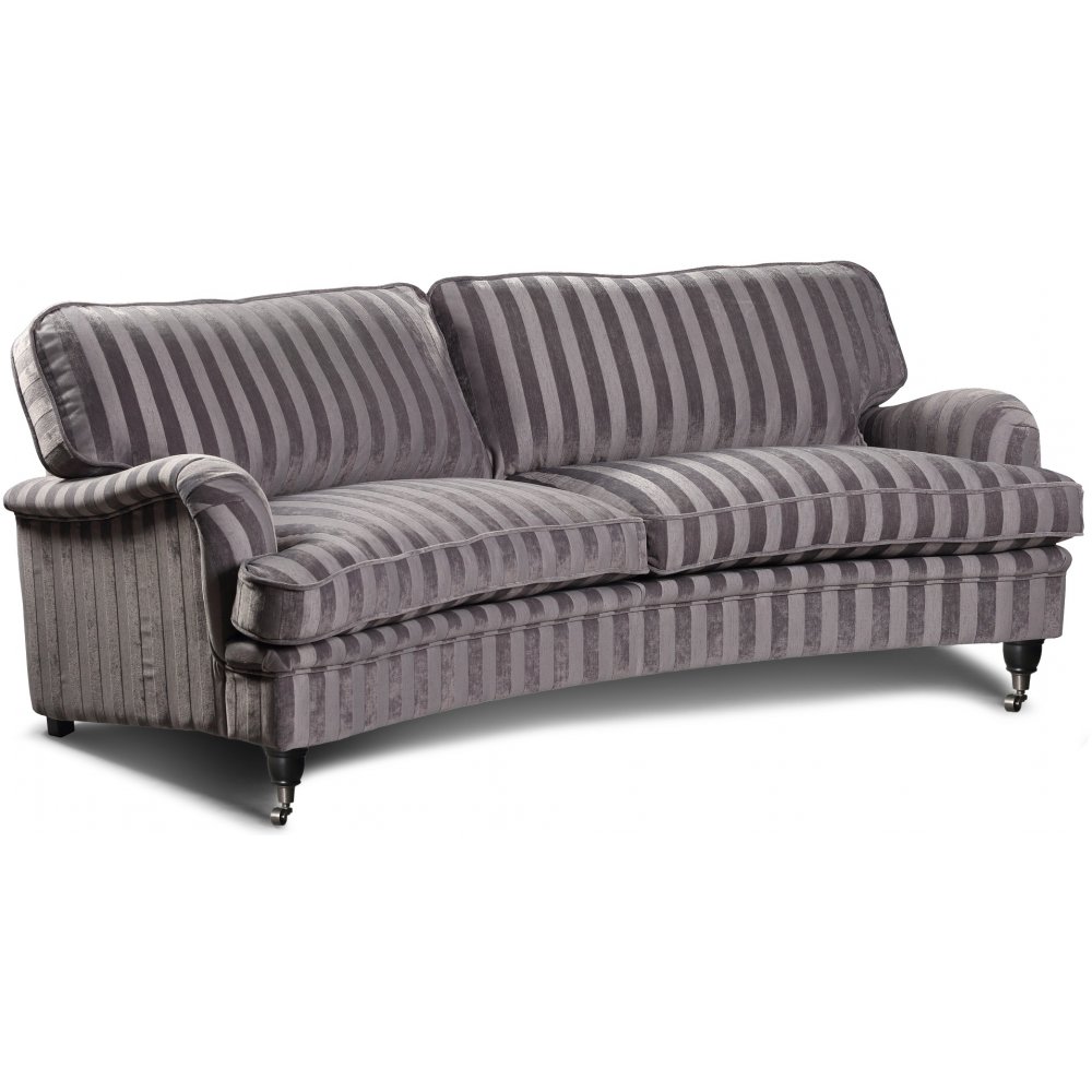 Howard Sir William buet sofa (Dun) Mobus Silver Stripe Howard Sir William Lenestol (Dun) Mobus Silver Stripe