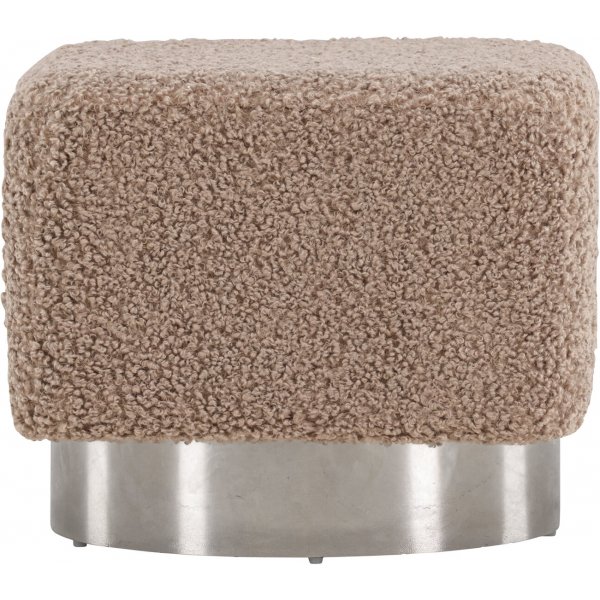 Newton puff - Brun Teddy/Sølv Newton puff - Brun Teddy/Sølv