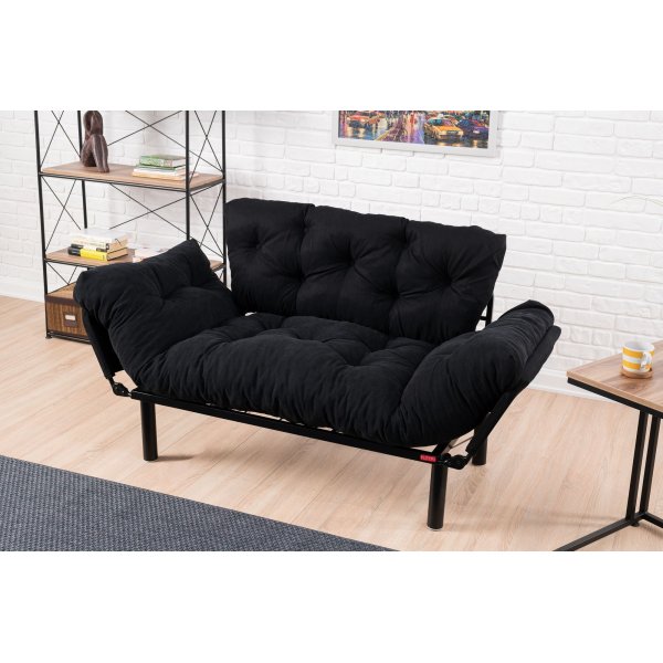 Nitta 2-seters sovesofa - Svart Nitta 2-seters sovesofa - Svart