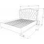Duncan sengeramme 160x200 cm - Bl (flyel)