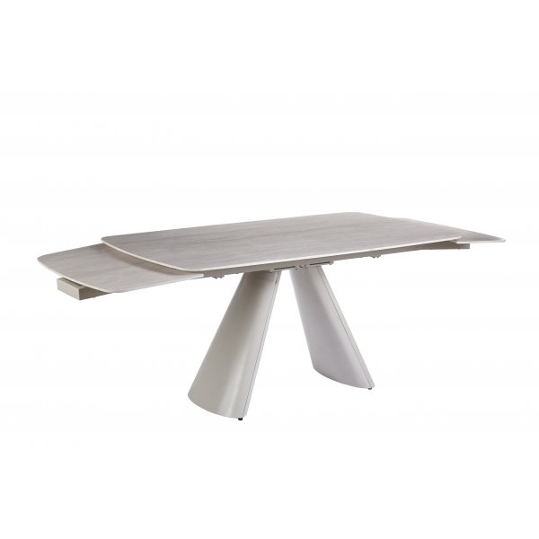 Saturnus spisebord uttrekkbart 165-240 cm - Beige travertin