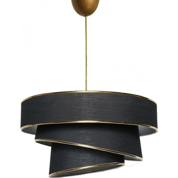 Couper taklampe - Sort/gull