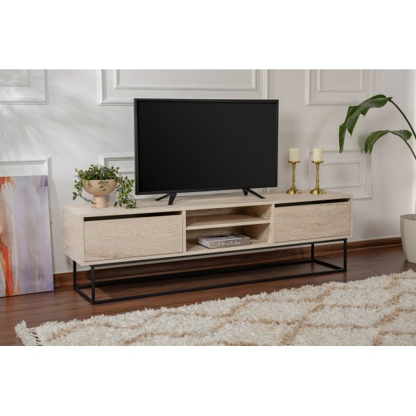 TV-stativ 180 cm beige - Escape TV-stativ 180 cm beige - Escape