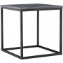 Accent sofabord 50 - Gr marmor/svart understell