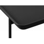 Krydret salongbord 75 x 75 cm - Sort