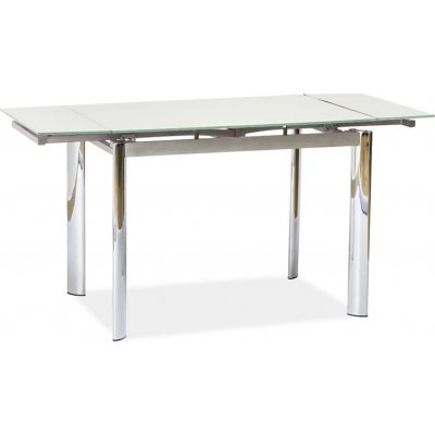 Spisebord Caylee 100-150 cm - Krom/hvit