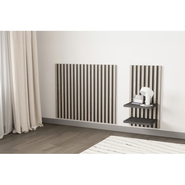 Toulon veggpanel - Sort/hvitmalt Toulon veggpanel - Sort/hvitmalt