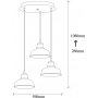 Bergen taklampe 181-S2 - Sort