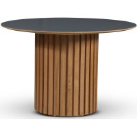 Sumo spisebord Ø118 cm - Oljet eik / Perstorp mørkegrå virrvarr Sumo spisebord Ø118 cm - Oljet eik / Perstorp mørkegrå virrvarr