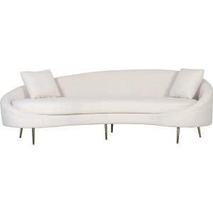 Eses 3-seters sofa i boucl