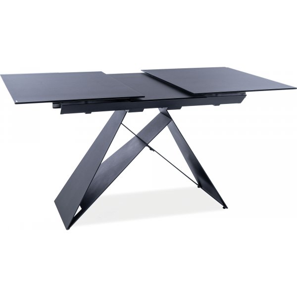 Westin spisebord, 120-160 cm - Svart