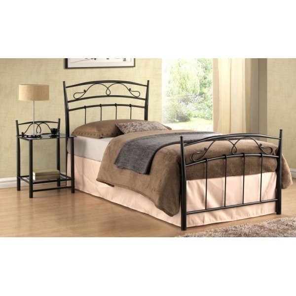 Säng Yeadon 90x200 cm - Sort Säng Yeadon 90x200 cm - Sort