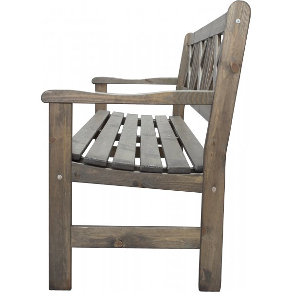 Bollnäs hagebenk 3-seter - Grå Bollnäs hagebenk 3-seter - Grå