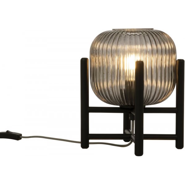 Bordlampe Vinda - Svart/rykgr